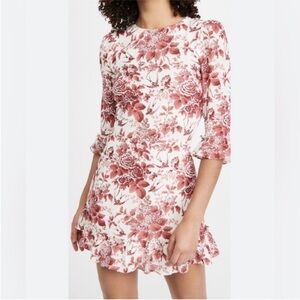 Reformation Doutzen Dress in Toile De Jouy